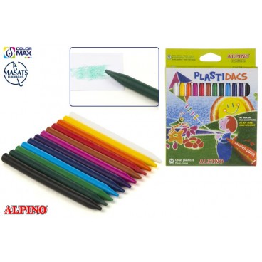 PA1002 - PLASTIDACS 12 PCS - USAGE SCOLAIRE ( 120 PIECES)