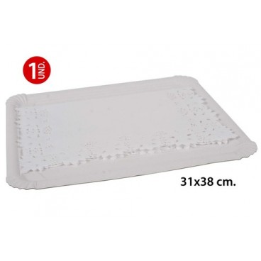 2000644 SAC PLATE.RECT.31X38CM A/NAPPERON (120 PIECES)