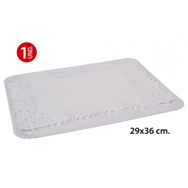 2000645 SAC PLATE.RECT.29X35CM A/NAPPERON (144 PIECES)