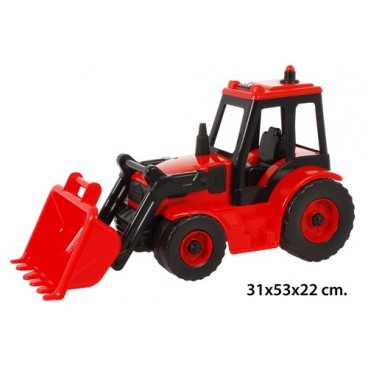 2000852 TRACTEUR SEMI-REMORQUE CITROUILLE (8 PIECES)
