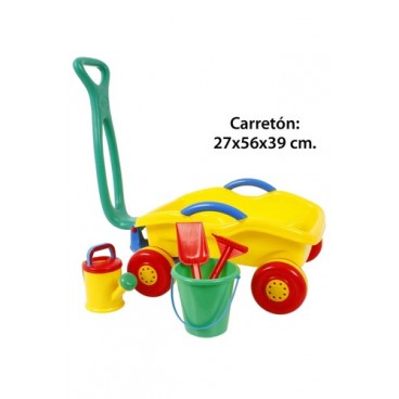 2000875 SEAU PLAGE AVEC ACCESSOIRES (4 PIECES)