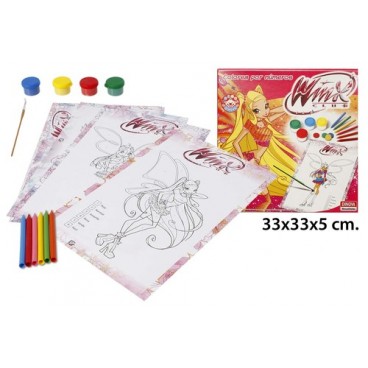 2000969 WINX. COLORIER PAR NOMBRE (10 PIECES)