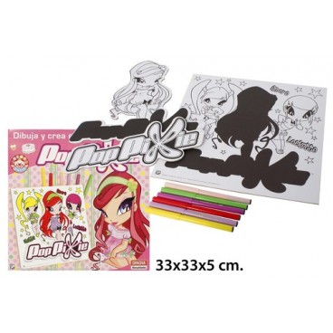2000971 POPPIXIE. DESSIN ET CROIRE EN 3D (10 PIECES)