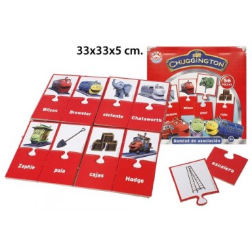 2000977 CHUGGINGTON. DOMINO D'ASSOCIATION (10 PIECES)
