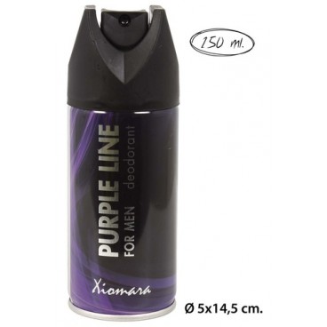2002216 D‚ODO.VIOLET LIGNE POUR HOMME 150ML (6 PIECES)