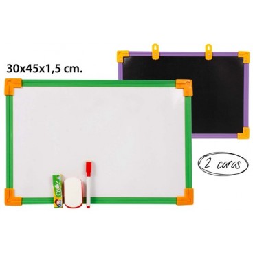 2002296 BOLSA PIZARRA 2 CARAS (JU1222) (48 PIECES)