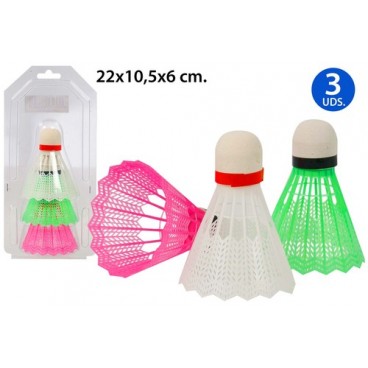 2002351 PELOTAS BADMINTON 3P(JU6636) (120 PIECES)