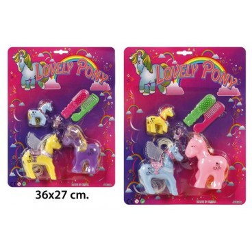 2002452 BLISTER PONYS SURTID(JU6988) (72 PIECES)