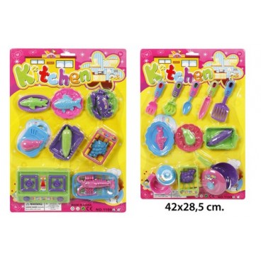 2002493 UTENSILIOS COCINA 2 SURTID(JU7647) (72 PIECES)