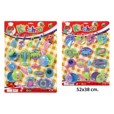 2002495 UTENSIL.COCINA 2 SURTID (JU7649) (24 PIECES)