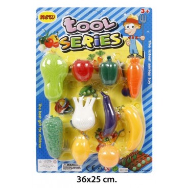 2002523 BLISTER FRUTAS Y VERDURAS (JU7763) (60 PIECES)