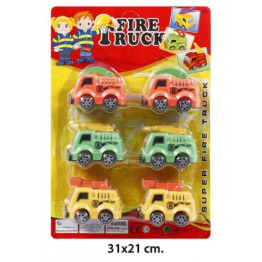 2002537 BLISTER 6 CAMIONES (JU7846) (72 PIECES)