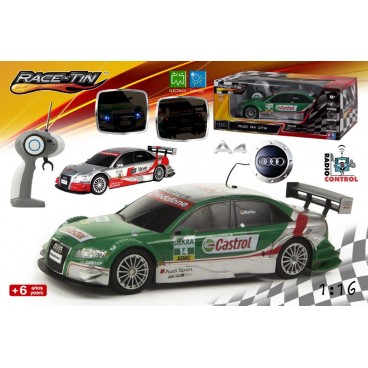 VOITURE RC 1:16 - AUDI A4 DTM - 2 ASS ( 6 PIECES)
