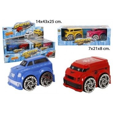 2002555 EXP. CAJITA CAMIONES PULL BACK (JU8 (96 PIECES)