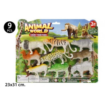 2002559 BLIST. 9 ANIMALES SURT. SELVA (JU82 (72 PIECES)
