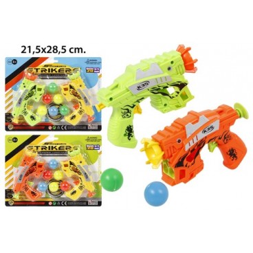 2002606 BLISTER 2 PISTOLA LANZABOLAS (JU754 (48 PIECES)