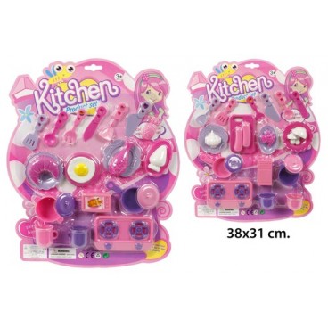 2002640 BLISTER UTENSIL. COCINA 2 MOD. (JU7 (72 PIECES)