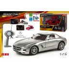 VOITURE RC 1:16 - MERCEDEZ BENZ SLS AMG 2/ASS ( 6 PIECES)