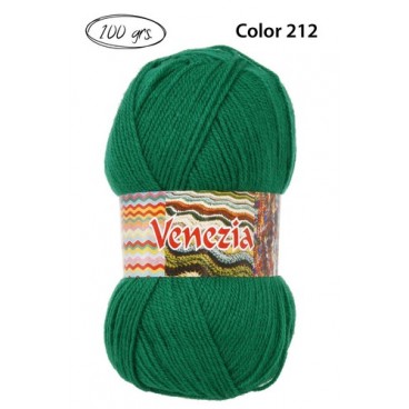 2004049 LANA VENEZIA VERDE C.212 100 G (50 PIECES)
