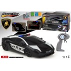 VOITURE R/C 1:16 - LAMBORGHINI GALLARDO POLICE ( 6 PIECES)