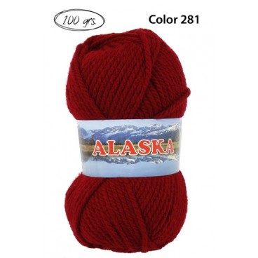 2004084 LANA DASKA ROJA C.281 100 G (50 PIECES)