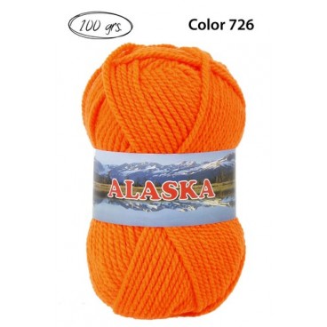 2004086 LANA DASKA NARANJA C.726 100 G (50 PIECES)