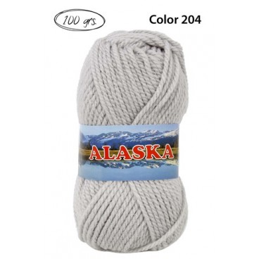 2004104 LANA DASKA GRIS C.204 100 G (50 PIECES)