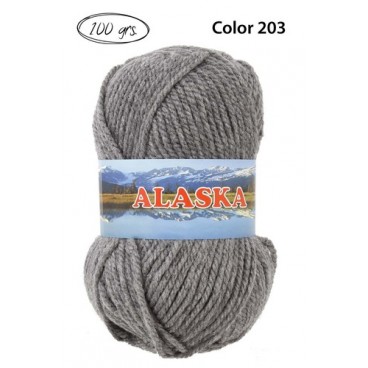 2004106 LANA DASKA GRIS C.203 100 G (50 PIECES)
