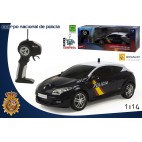 VOITURE RC 1:14 - RENAU MÉGANE POLICE NATIONALE ESPAGNOLE ( 6 PIECES)