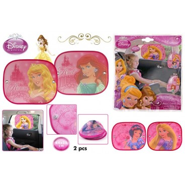 093 - SET 2 PCS PARASOL LATÉRAL VOITURE - PRINCESSES ( 24 PIECES)