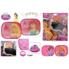 093 - SET 2 PCS PARASOL LATÉRAL VOITURE - PRINCESSES ( 24 PIECES)