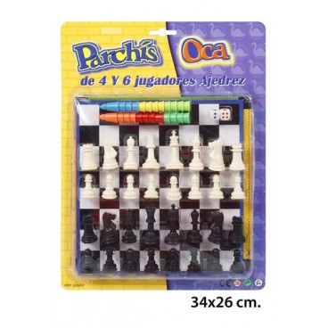 2005162 LUDO OIE / ECHECS NOUVEAU (96 PIECES)