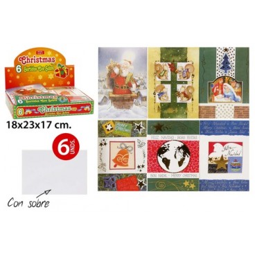 2005234 CARTE NO‰L 6UNT A/ENVELOPPE (144 PIECES)
