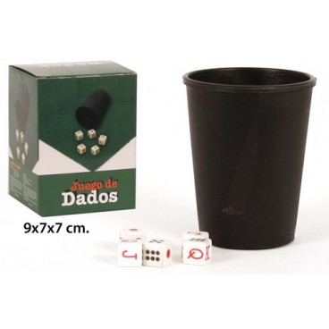 2005307 CUBILETES DADOS POKER (JU4072) (240 PIECES)