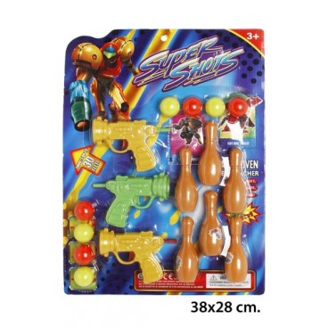 2005348 BLI. 3 PISTOLAS LANZ.C/B JU6714 (48 PIECES)
