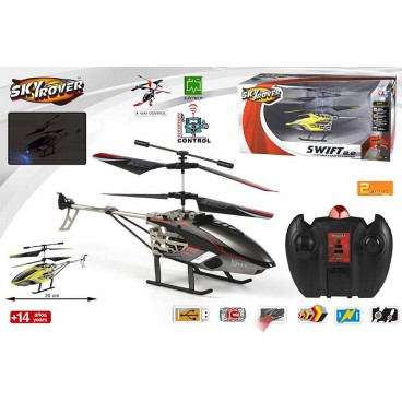 HÉLICOPTÈRE RC 30CM / 2 CANAUX / SWIFT ( 6 PIECES)