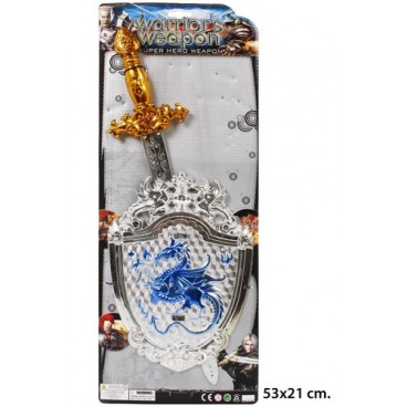 2005397 BLIS.ESCUDO Y ESPADA 2MOD (JU7721) (72 PIECES)