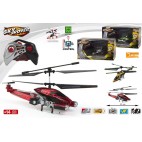HÉLICOPTÈRE R/C 20 CM/3 CAN/ GYRO / PHANTOM-SKY ROVER- 4 ASS ( 4 PIECES)