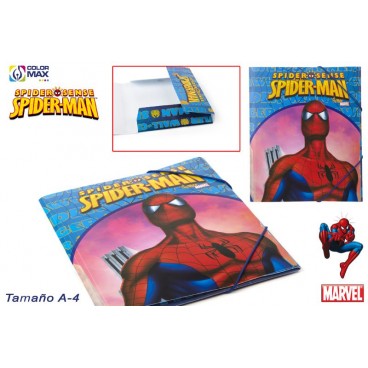 CHEMISE PLASTIQUE A4 60CC - SPIDERMAN ( 48 PIECES)