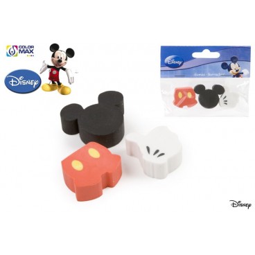 SET 3 GOMMES FORMES - MICKEY MOUSE ( 72 PIECES)