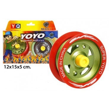 2005520 CAJA ACETATO 2 YOYOS METAL JU8392 (144 PIECES)