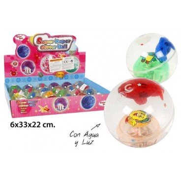 2005529 BOLOS CON AGUA Y LUZ (JU8466) (144 PIECES)