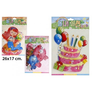2005530 BOLSA PEGATINAS 3D (JU8467) (1200 PIECES)