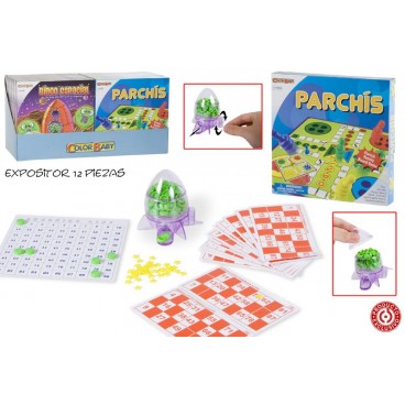 JEU BINGO / PARCHIS - 2 ASS - DISPLAY 12 ( 12 PIECES)