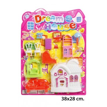 2005550 CAJA CASITA C/MUEBLES NUEVA (JU8277 (48 PIECES)