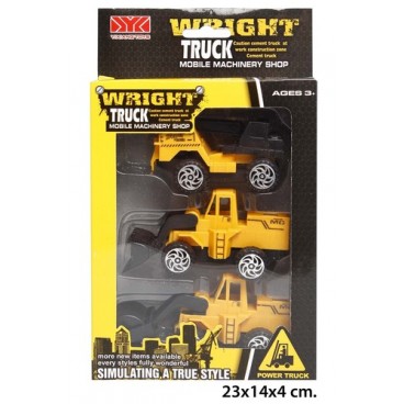 2005555 CAJA 3 VEHICULOS CONSTRUCC. JU7598 (72 PIECES)