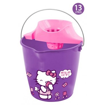 2005934 SEAU AVEC PASSOIRE 13L HELLO KITTY (12 PIECES)