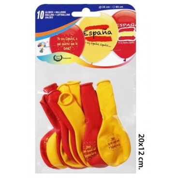 2005996 BOL.10 GLOBOS ESPAÑA(384)(32CX12B) (384 PIECES)