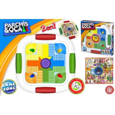 JEU PARCHIS / L'OIE - GAME ZONE ( 12 PIECES)