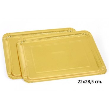 2006029 2 PLATEAU DOR‚ RECTANGUL.22X28CM (20 PIECES)